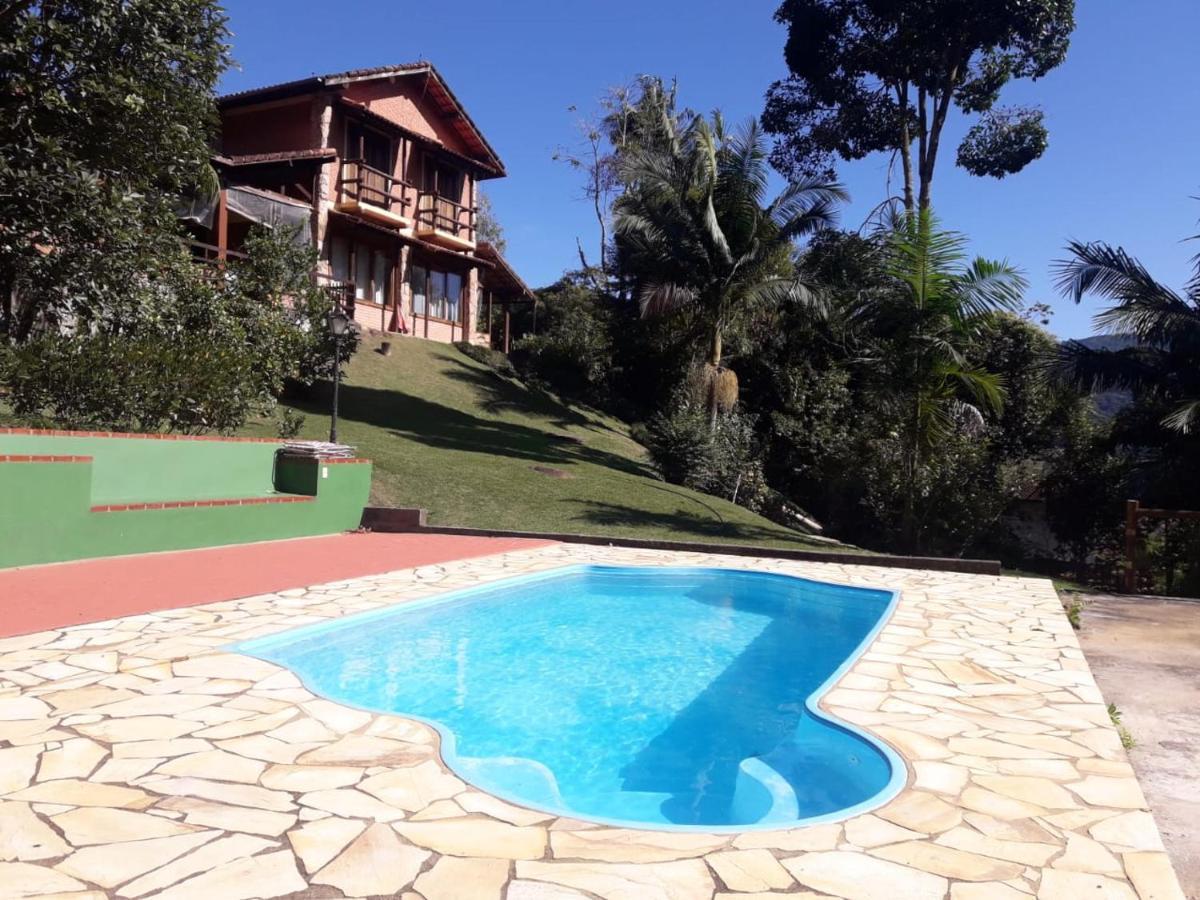 Casa Com Churrasqueira Piscina Privativa Em Sao Pedro Da Serra - Perto De Lumiar Nova Friburgo Bagian luar foto